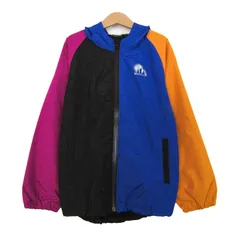 エフオーキッズ マウンテンパーカー ジャケット アウター キッズ 男の子用 140サイズ 黒×青×紫 F.O.KIDS 【中古】