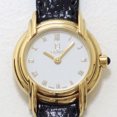 フェンディ FENDI レディース腕時計 クォーツ腕時計 300L ホワイト文字  