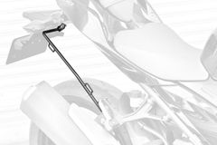 KIJIMA Motorcycle Parts Bag Support/Bag Guard Set (Left and Right) Steel with Black Finish for Ninja 250/400 ('18-) Black (Product Number: 210-4771)