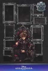 【中古】ポストカード ソラ(縦/黒/椅子) ポストカード 「キングダムハーツ」 ディズニーアンバサダーホテル キングダムハーツスペシャルルーム 宿泊記念品