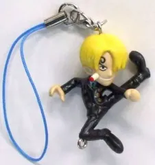 【中古】ストラップ(キャラクター) サンジ 「ワンピース」つながるフィギュアストラップ