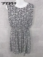 ◇ URBAN RESEARCH ROSSO リバーシブル ノースリーブ ミニ ワンピース サイズFREE アイボリー ネイビー グレー レディース 【中古】 【1002800415076】