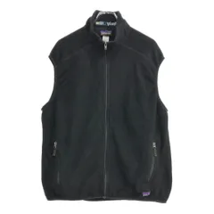 patagonia パタゴニア SYNCHILLA シンチラ フリースベスト アウトドア ブラック(メンズ XL)中古 古着 U4772