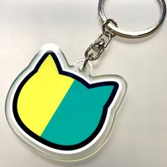 猫キーホルダー 初心者マーク