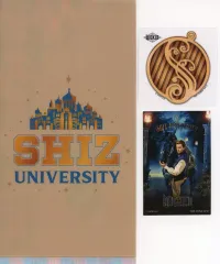 【中古】グッズセット シズ大学 チケットホルダー＆ステッカー 「一番くじ 映画『ウィキッド ふたりの魔女』」 F賞