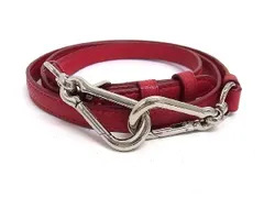 ■新品同様■ COACH コーチ レザー バッグ用 ショルダーストラップ 肩掛け 斜め掛け レディース レッド系 AY1248