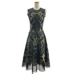 【美品】ヴィヴィアンタム パンダ柄 Aラインフレアワンピース ブラック 38 VIVIENNE TAM - 【美品】ヴィヴィアンタム パンダ柄 Aライン