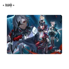 原神・公式　特典ポストカード　召使　アルレッキーノ　リネ　リネット　フレミネ