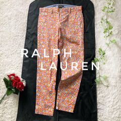 RALPH LAUREN総柄パンツ花柄ブラックモノトーンLRLビッグサイズ2XL