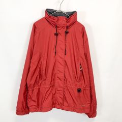 【古着】L.L.Bean ~90s 山タグ ウィメンズ レッド ナイロンフリース アウトドアジャケット