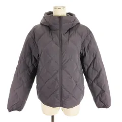 ユニクロ UNIQLO 良品 PUFFTECH パフテックパーカ ダウン ジャケット キルティング ダークグレー S アウター
