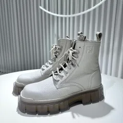 新品未使用 フェンディ ブーツ 新品そっくりさん⭐FENDIフェンディ コンバットブーツ ロココ 36