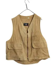 ヴィンテージ古着　ハンティングベスト 90s 80s L フィッシングベスト 70's-80's ビンテージフィッシングベスト - Fresh Service