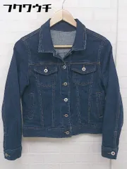 ◇ NATURAL BEAUTY BASIC 長袖 デニム ジャケット Gジャン サイズM インディゴブルー レディース  【中古】 【1112230001760】