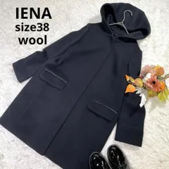☆ナです☆ IENA 二重織りシャルムフード付きコクーンコート IENA（イエナ）の「二重織りシャルムフードコクーンコート
