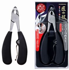 ニッパーつめきり 匠の技 関の刃物 グリーンベル 厚い爪 硬い爪 巻き爪 変形爪