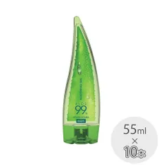 HOLIKAHOLIKA ホリカホリカ アロエ99％ スージングジェル 無香タイプ 55ml 10本セット