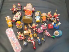 【大量まとめ売り】ペコちゃん・ポコちゃん グッズセット レトロ ビンテージ サンタオーナメント・キーホルダー・フィギュアなど