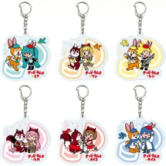 【新品】キーホルダー 【BOX】アクリルキーホルダー 初音ミク×クッピーラムネ 01.デフォルメイラスト