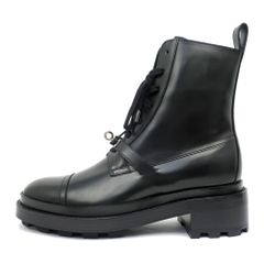[Meito] Hermes Funk Boots, Size 38, Black (BK), Silver Hardware, Kelly Buckle, Women's Apparel, Women's Shoes
