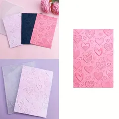 カッティングダイ　3Dエンボスフォルダー　ハート②