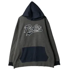 古着 ラルフローレン Ralph Lauren POLO RALPH LAUREN PERFORMANCE ツートン スウェットプルオーバーパーカー メンズXXL相当/eaa587530
