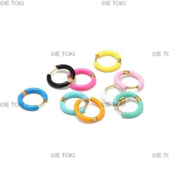 1 Pair Stainless Steel Candy Color Enamel Hoop Earrings Women Kids Earrings Gifts Fashion Children Jewelry Huggie Wholesale