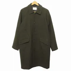 アーバンリサーチ ドアーズ URBAN RESEARCH DOORS コート シングル ロング ウール 38 緑 グリーンのサムネイル