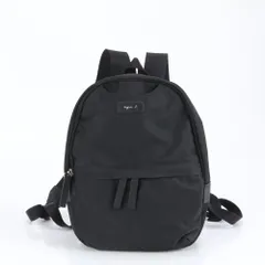美品 アニエスベー ヴォヤージュ リュックサック リュック バックパック ショルダー バッグ ブラック 黒 レディース RUE CL10-4【中古】
