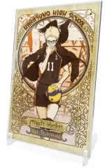 【中古】アクリルスタンド・アクリルパネル 月島蛍(飛翔Ver.) 描き下ろし アクリルアートスタンド 「ハイキュー!!」