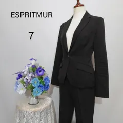 【送料無料】エスプリミュール　極上美品　3点セット　スーツ　ストライプ柄　Ｓサイズ