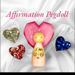 『～ I AM LOVED ! ～ Affirmation Pegdoll 自己肯定ペグドール』セット