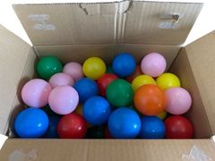 【115個】ボールプール用ボールのみ（青25、赤20、黄20、桃25、緑20、橙5）