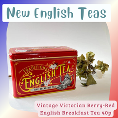 英国紅茶 【Vintage Victorian Berry-Red・English Breakfast Tea 40パック】　New English Teas / ニューイングリッシュティーズ