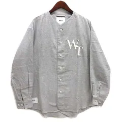 ダブルタップス WTAPS 2023SS リーグ ベースボール シャツ 長袖 LEAGUE LS COTTON. TWILL. LEAGUE グレー  2 231TQDT-SHM07 - メルカリ