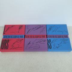 ASTRO CD 2ND FULL ALBUM ALL YOURS サイン入り まとめて3点セット アストロ【IO
