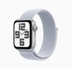 「新品」Apple Watch SE 第2世代 GPSモデル 40mm MXEE3J/A [シルバー・ブルークラウドスポーツループ]