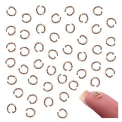 丸カン 5ｍｍ ゴールド KC金 200個 ジャンプリング 丸環 基礎パーツ 接続金具 金具 アクセサリー キーホルダー 手芸 パーツ BD4150