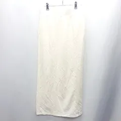 ◇ RE:EDIT ロング丈 フレア スカート サイズL ベージュ レディース E  【1407020011822】