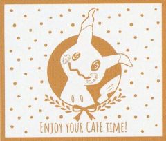 [중고] 안아 베개 커버 시트 미미큐 푹신푹신 자가드 담요 [이치 반 쿠지 Pokemon Mimikkyu's Cafe Time] C상