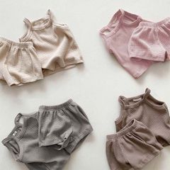 リブタンクセットアップ　韓国子供服