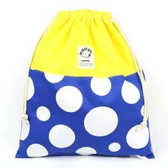 【特価商品】入学グッズ 通園 通学 体操服 通学 入れ お着替え袋 通園 上履き入れ 巾着大 巾着大きめ 準備 キッズ 丈夫 男の子 入園 女の子 幼稚園 巾着L 保育園 小学校 オシャレ ネイビードット 御朱印袋 ドローストリングバッグ