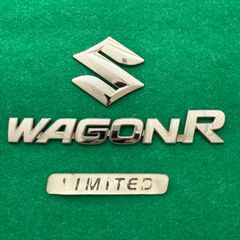 スズキ SUZUKI ワゴンR MH21S より取外し リア エンブレム リミテッド 3点セット