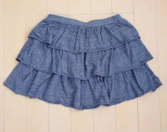 銀座サエグサ sayegusa アウトレット 子供服 女の子 7歳 120cm スカート 紺 春 夏 ★3 ボトムス ガールズ 女児 キッズ 【中古】 ユーズド リサイクル こどものサムネイル