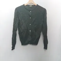 ◇ ⊇ SHIPS シップス ウール100% 長袖 カーディガン サイズ表記なし ブラック レディース E  【1501230002226】