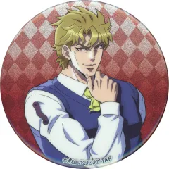 【中古】バッジ・ビンズ ディオ・ブランドー 「ジョジョの奇妙な冒険 JOJO WORLD Quizzes 75mmグリッター缶バッジ」