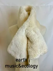 【新品、タグ付】earth music&ecology ファーストール  マフラー エコファーティペット