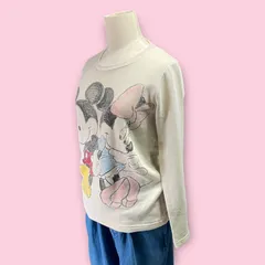 Disney ミッキー　ミニー　トレーナー　スウェット　薄手