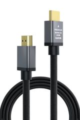 HDMI ケーブル プレミアム Ver2.0 曲げに強い ナイロンメッシュ 3ｍ エレコム 4K・2K 【Premium HDMI(R) Cable規格認証済み】 アルミコネクタ 18Gbps ARC テレビ・パソコン・ゲーム機など対応 黒 ECDH-HDP3