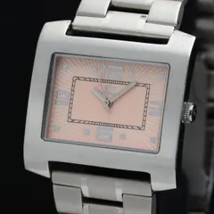 ラコステ 6710L スクエア QZ ピンク文字盤 メンズ/レディース腕時計 TKD 2000000 NSK